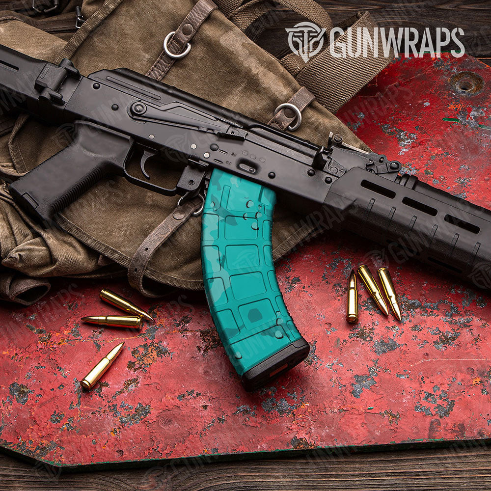 Battle Storm Elite Tiffany Blue Gun Skin Vinyl Wrap