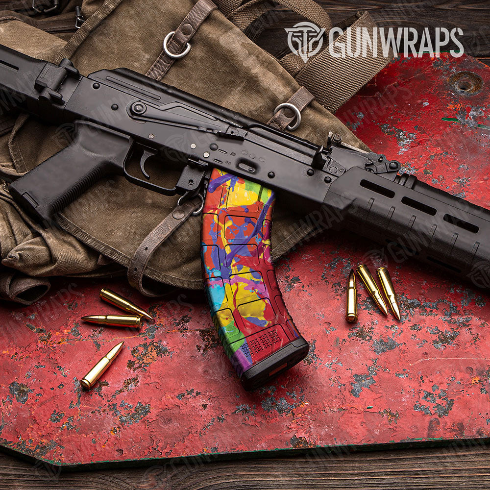 Paint Splatter Tomato Gun Skin Vinyl Wrap