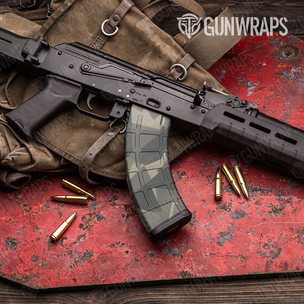 Shattered Army Gun Skin Vinyl Wrap