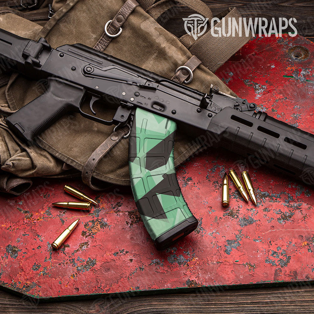 Shattered Mint Chocolate Chip Gun Skin Vinyl Wrap