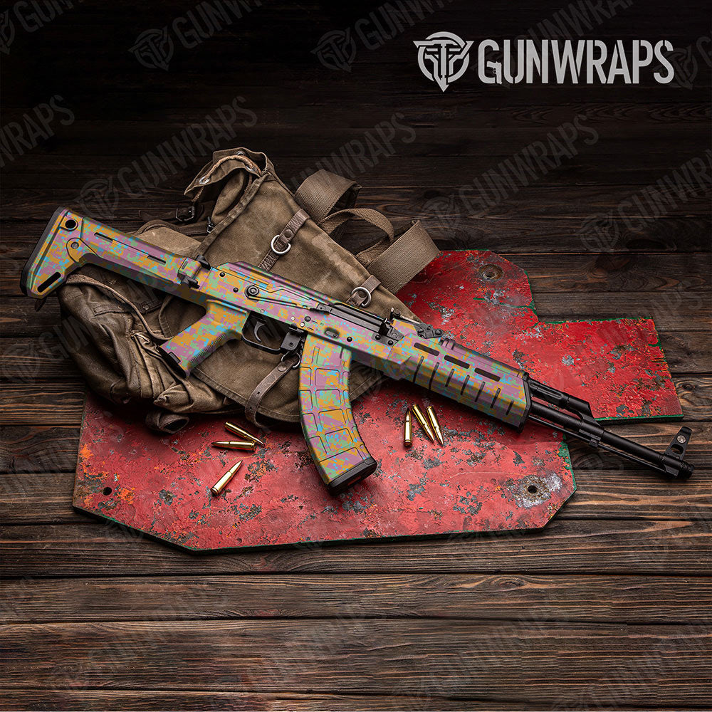 Digital Sherbert Gun Skin Vinyl Wrap