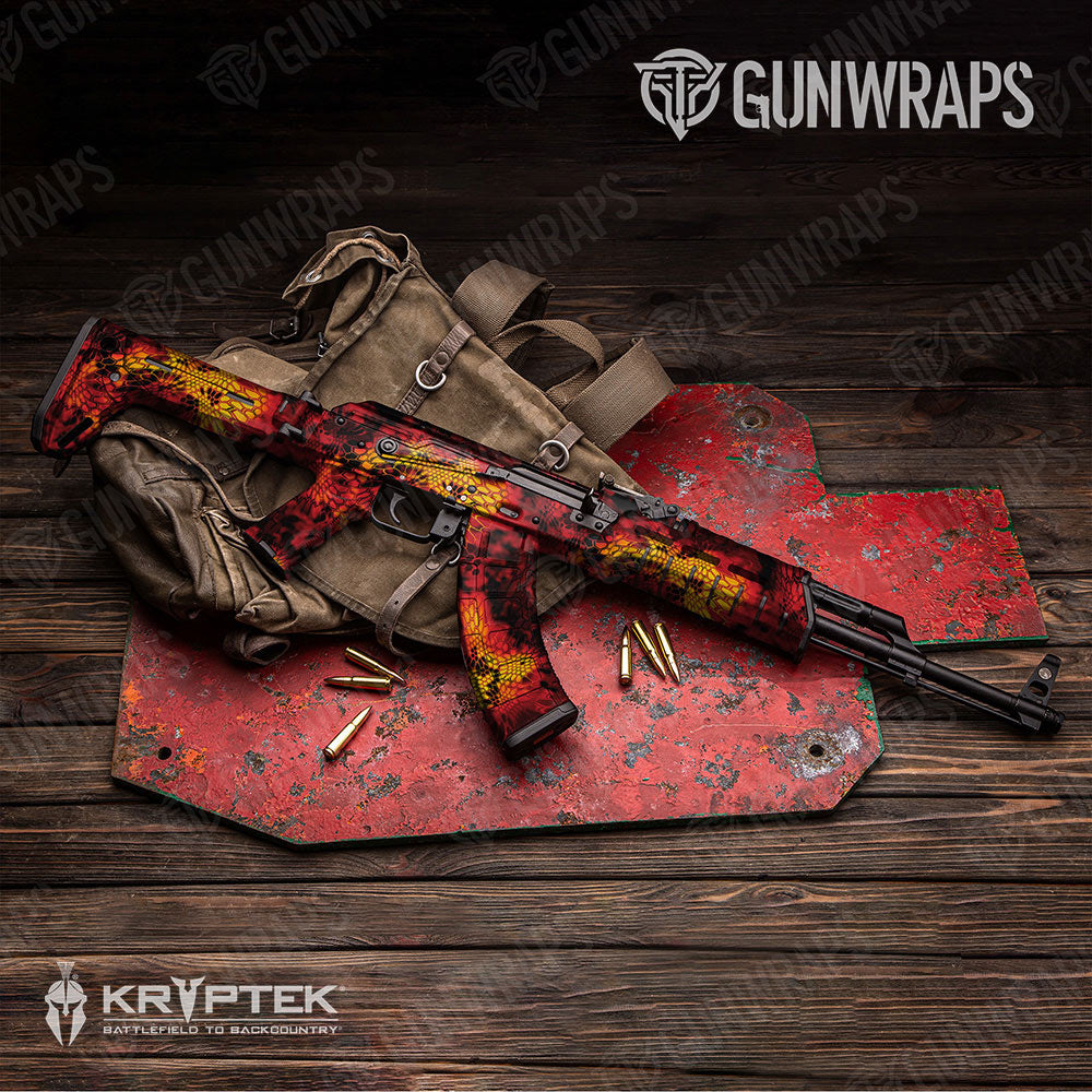 Kryptek Lava Gun Skin Vinyl Wrap