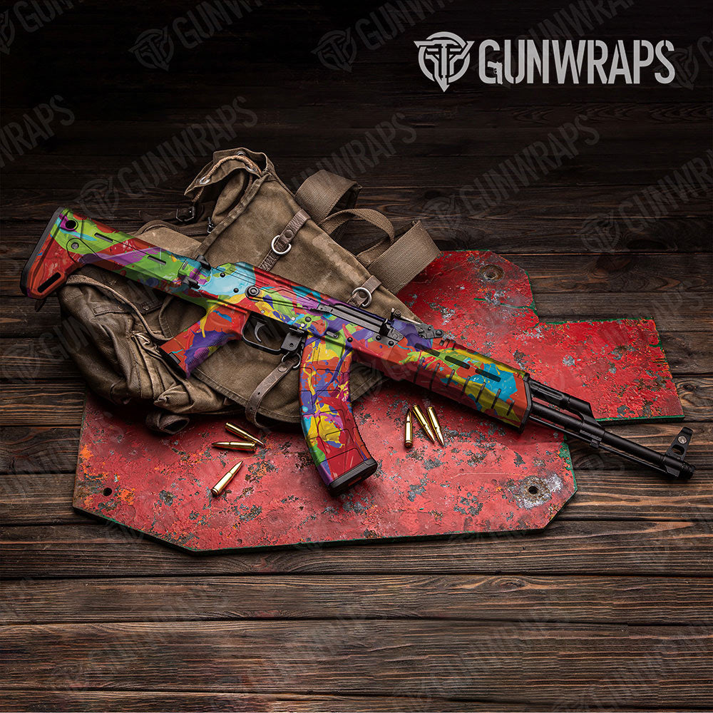 Paint Splatter Tomato Gun Skin Vinyl Wrap