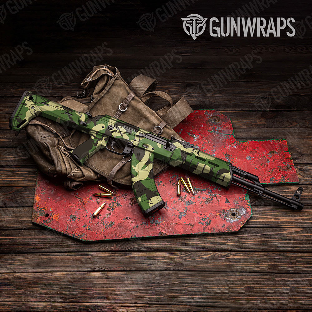 Ragged Jungle Gun Skin Vinyl Wrap