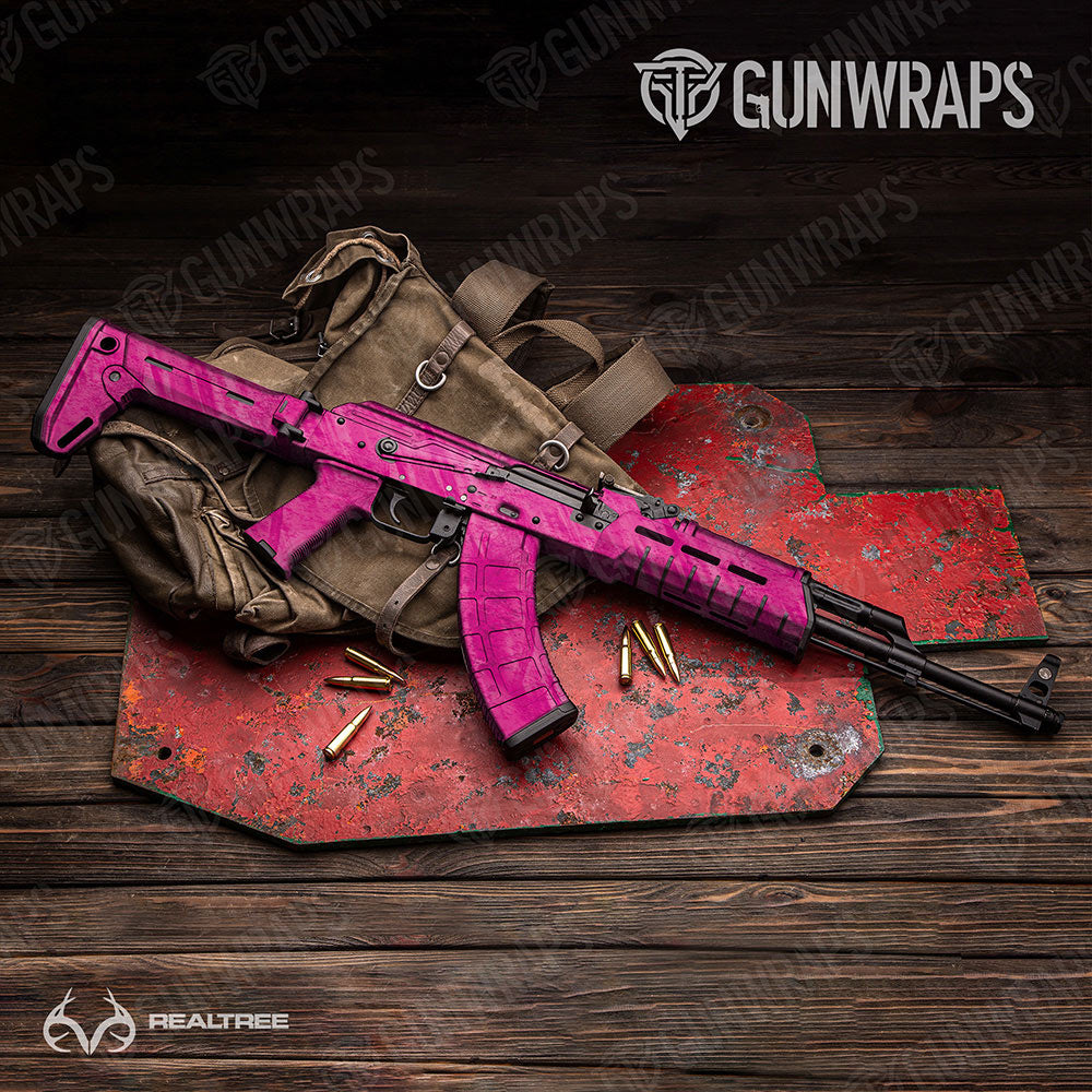 Realtree Fishing Magenta Gun Skin Vinyl Wrap