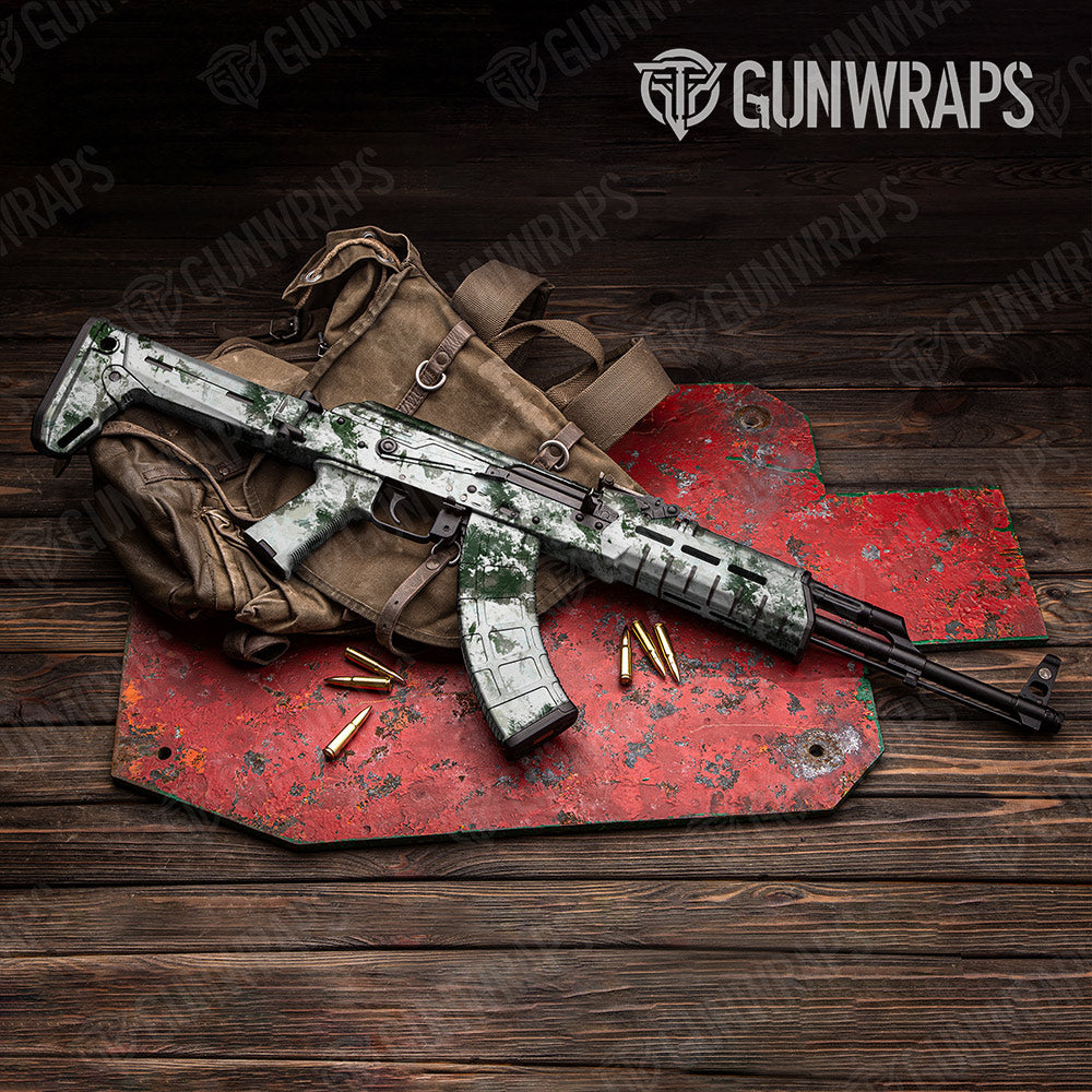 Substrate Snow Spruce Gun Skin Vinyl Wrap