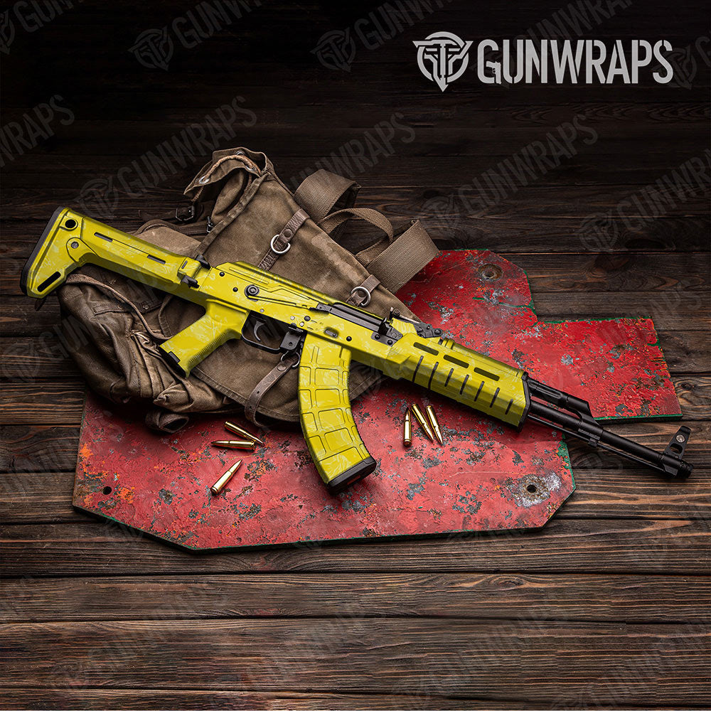 Vietnam Tiger Stripe Elite Yellow Gun Skin Vinyl Wrap