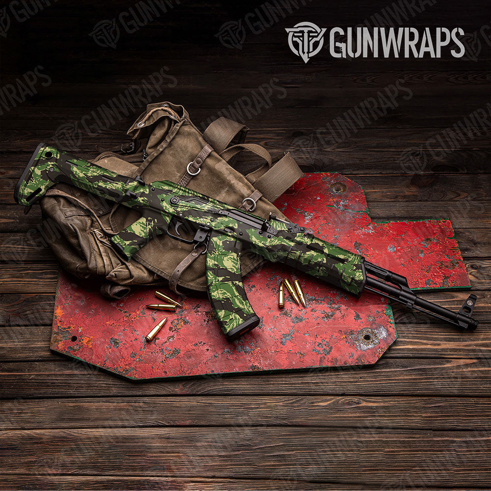 Vietnam Tiger Stripe Jungle Gun Skin Vinyl Wrap