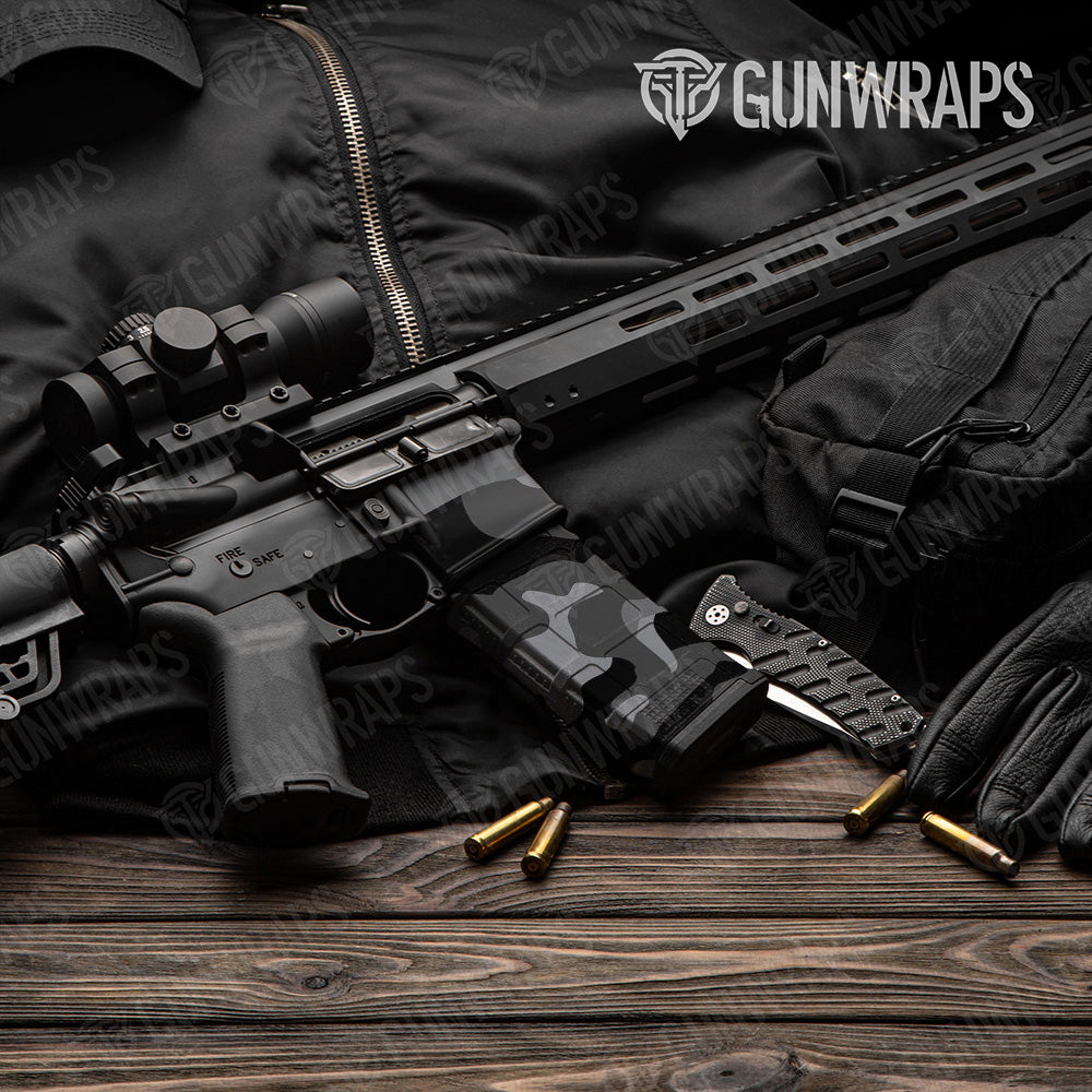 AR-15 Mag & Mag Well Classic Midnight Gun Skin Vinyl Wrap