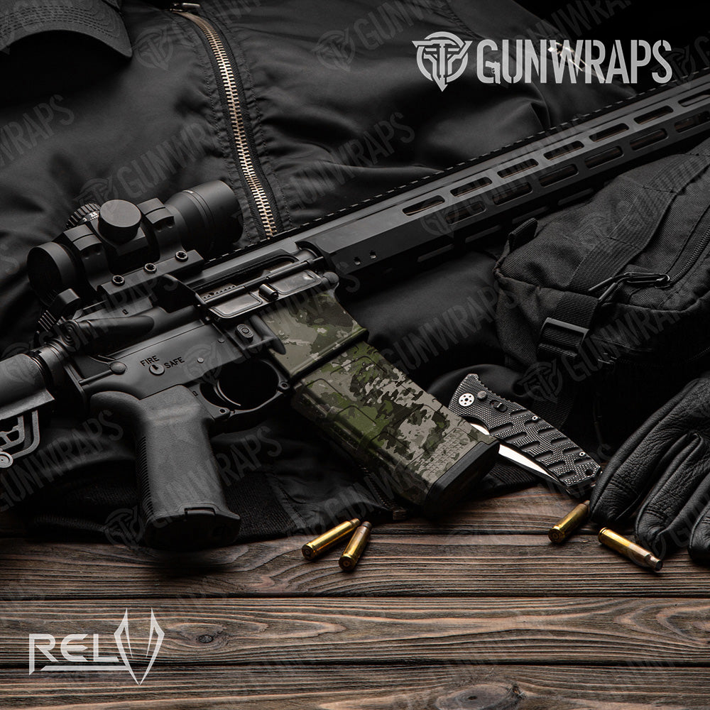 AR-15 Mag & Mag Well RELV Tunnel Rat Gun Skin Vinyl Wrap