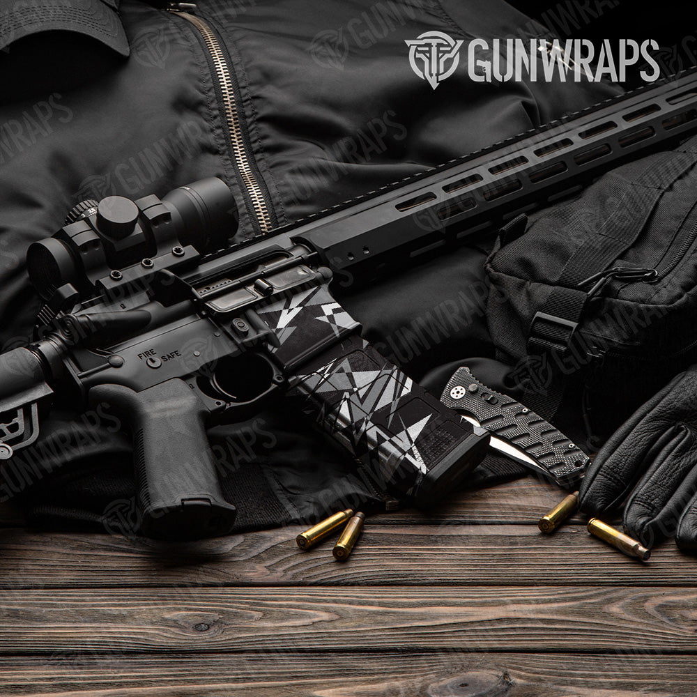 AR-15 Mag & Mag Well Sharp Urban Night Gun Skin Vinyl Wrap