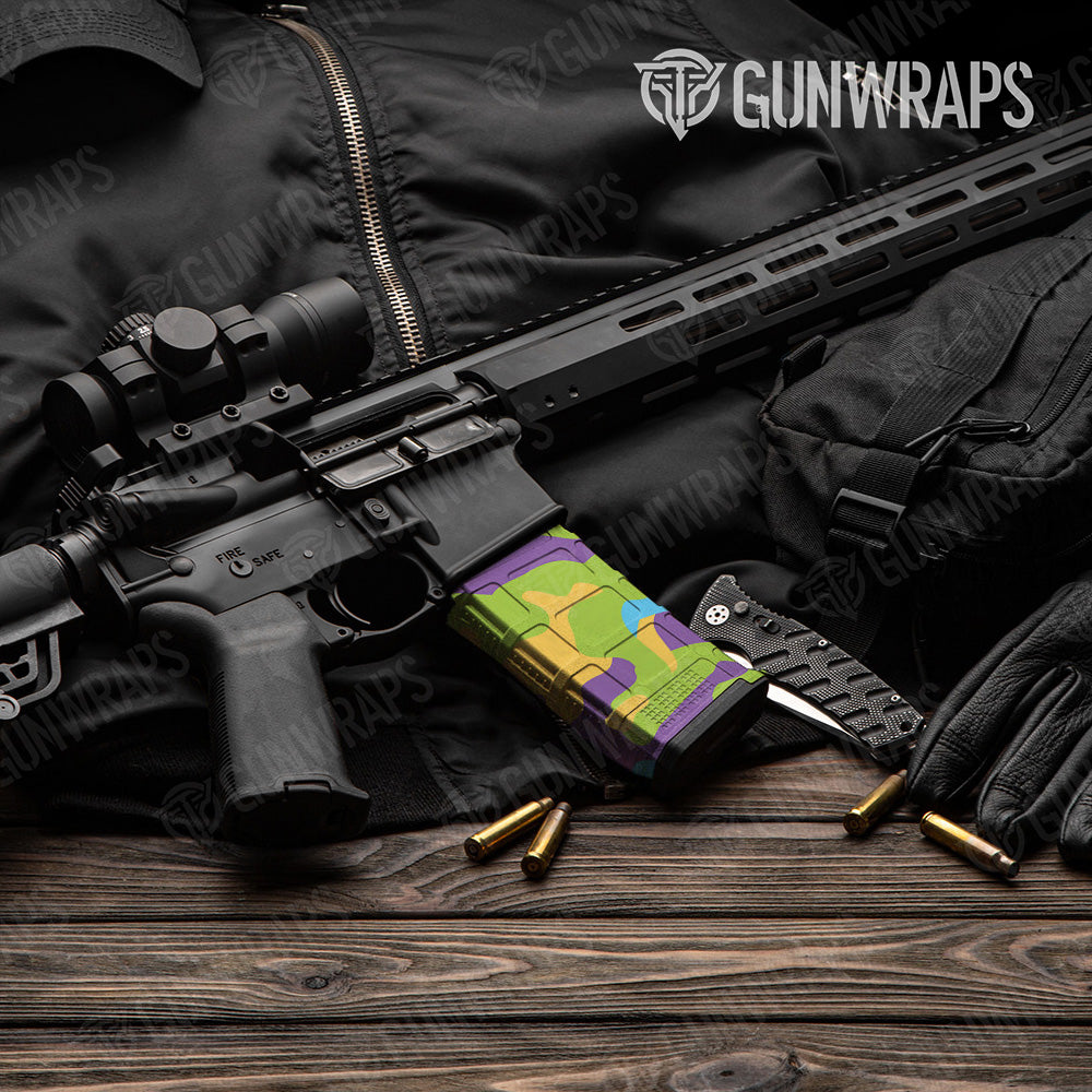 AR-15 Mag Classic Carnival Gun Skin Vinyl Wrap