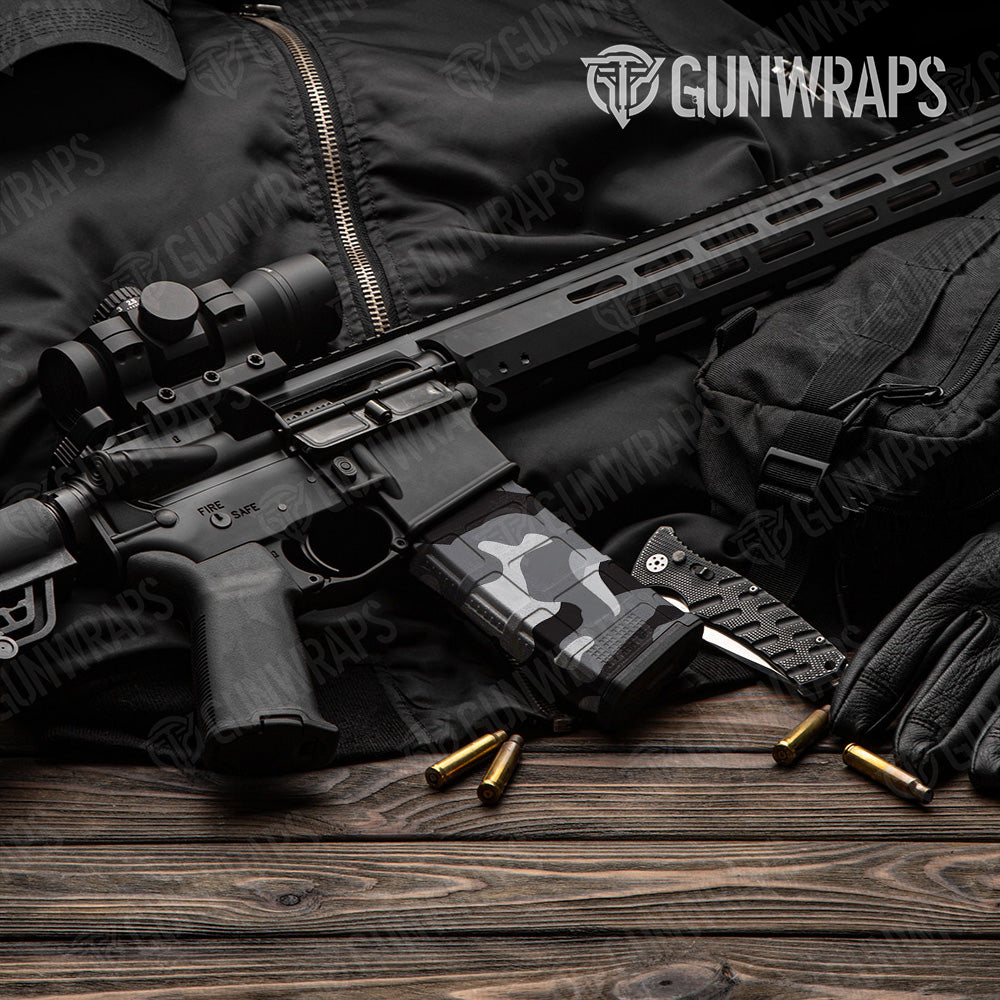 AR-15 Mag Classic Urban Night Gun Skin Vinyl Wrap