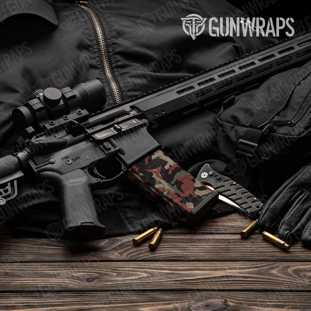 AR-15 Mag Erratic Militant Copper Gun Skin Vinyl Wrap