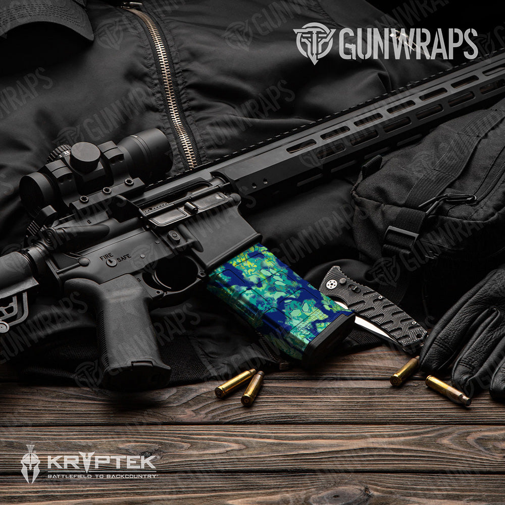 AR-15 Mag Kryptek Obskura Mahi Mahi Gun Skin Vinyl Wrap