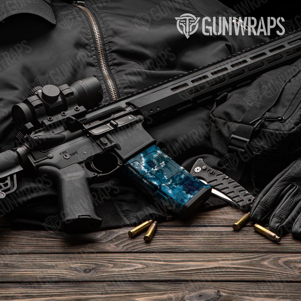 AR-15 Mag Tie Dye Acid Wash Gun Skin Vinyl Wrap