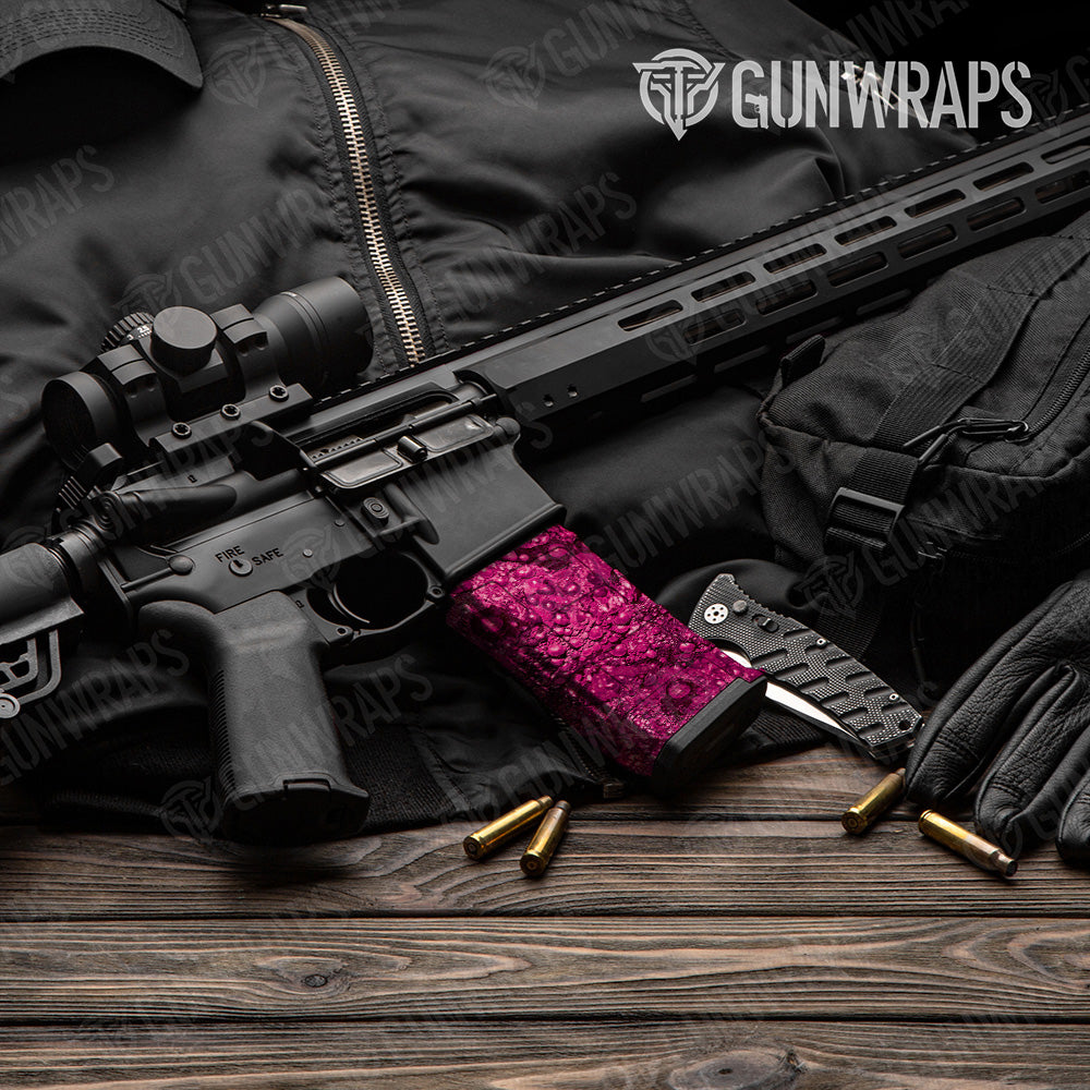 AR-15 Mag Toadaflage Magenta Gun Skin Vinyl Wrap