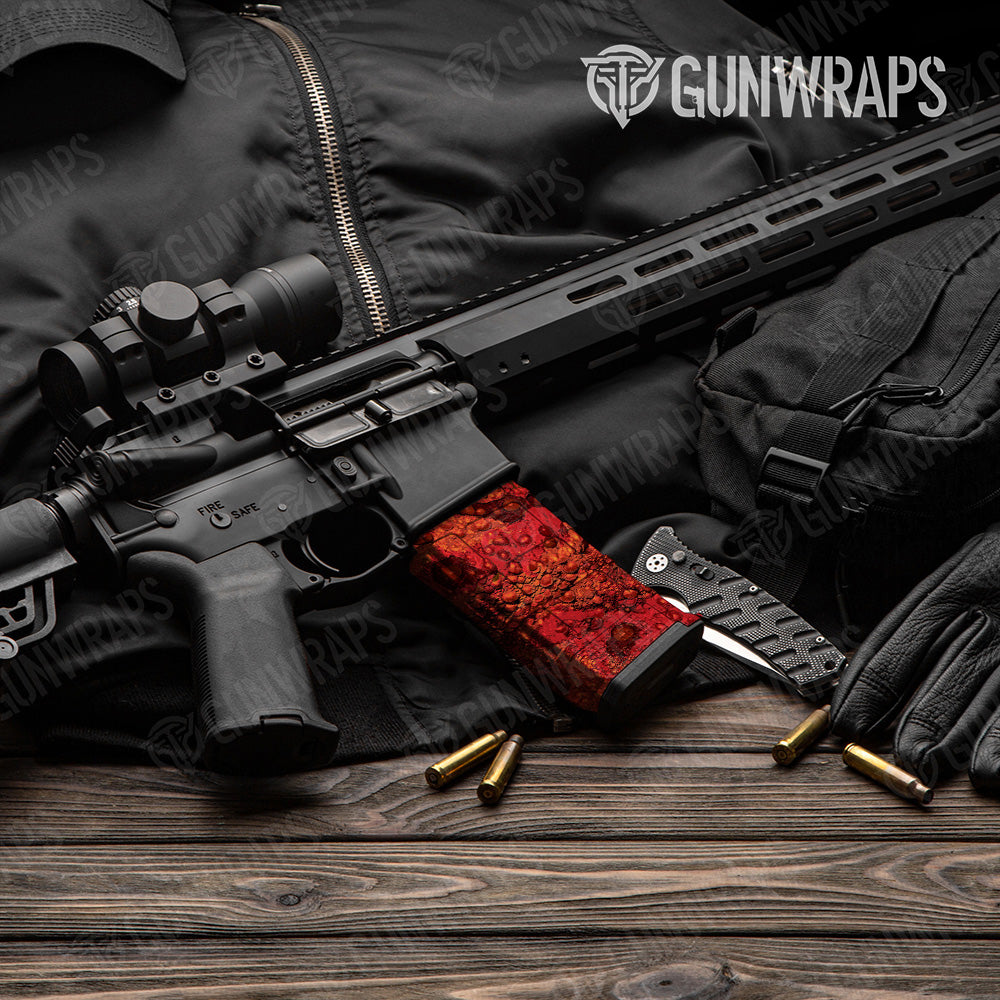 AR-15 Mag Toadaflage Magma Gun Skin Vinyl Wrap
