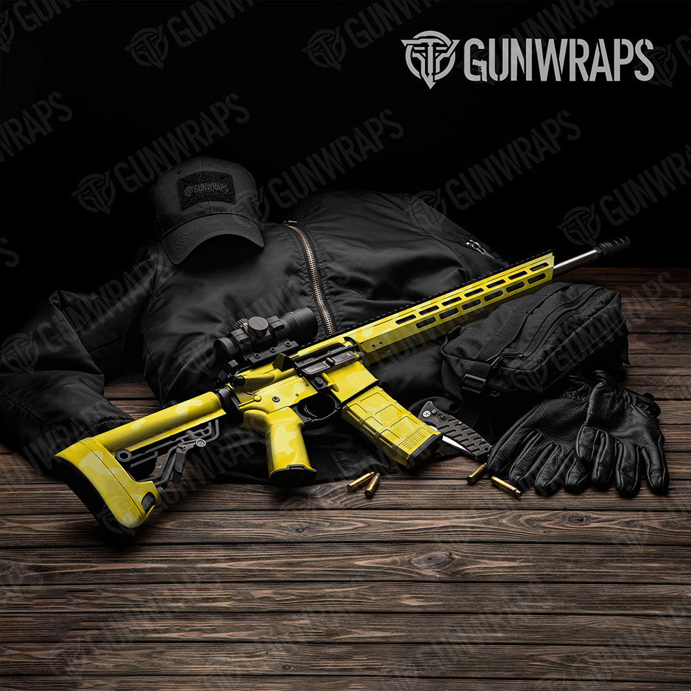 Classic Elite Yellow Gun Skin Vinyl Wrap