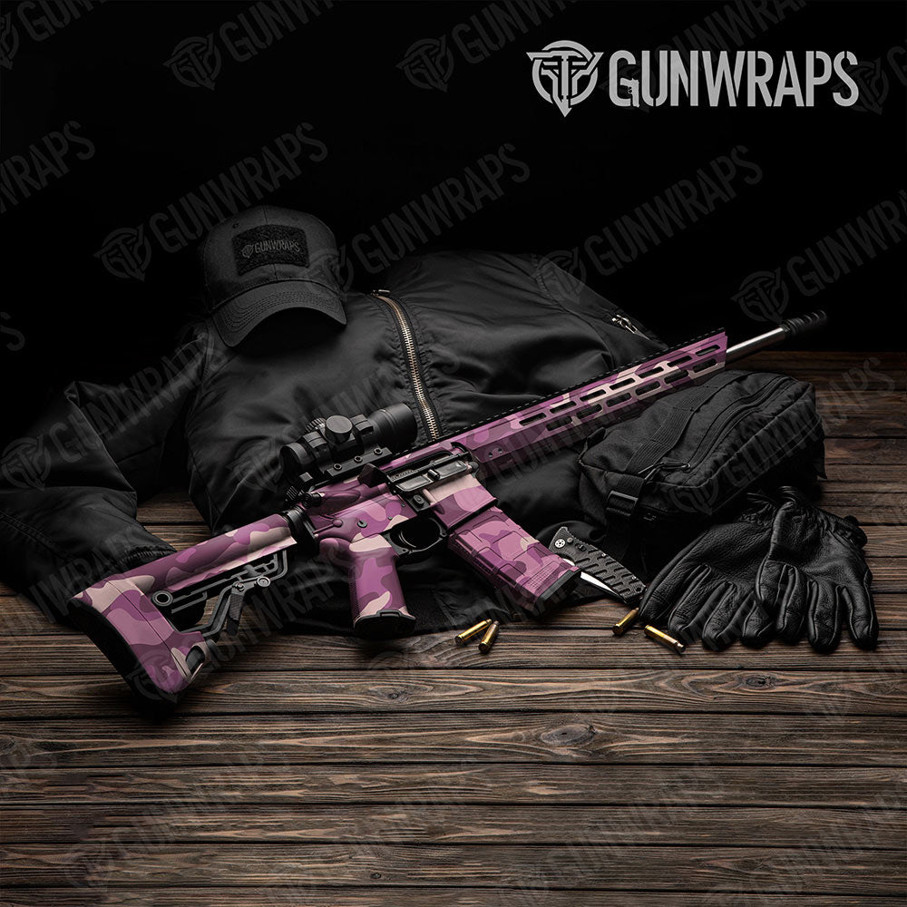 Classic Floral Gun Skin Vinyl Wrap