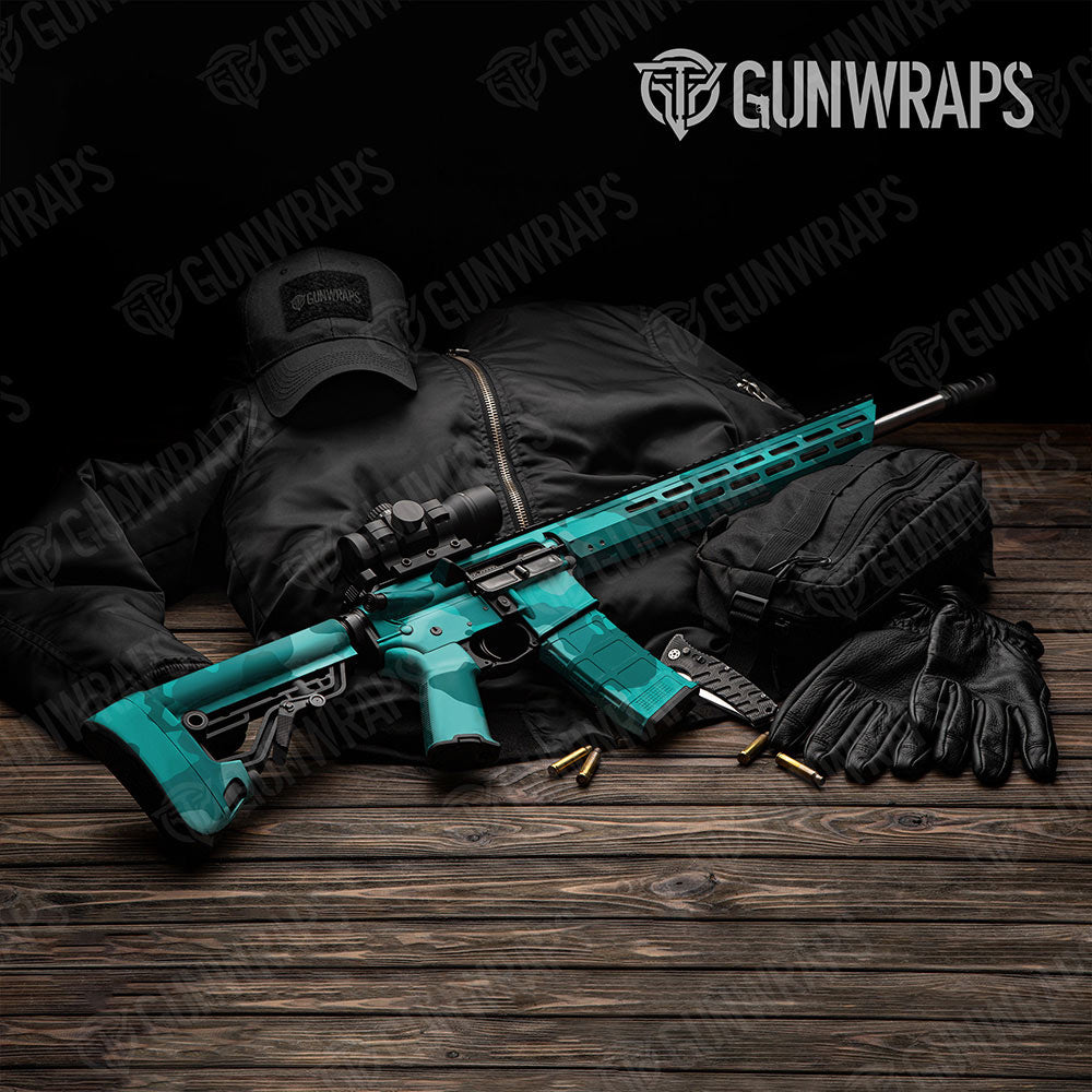 Cumulus Elite Tiffany Blue Gun Skin Vinyl Wrap