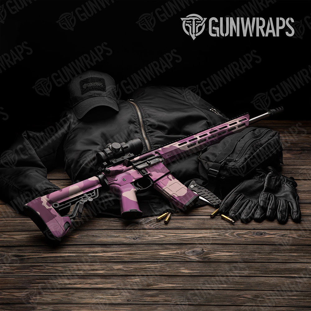 Cumulus Floral Gun Skin Vinyl Wrap