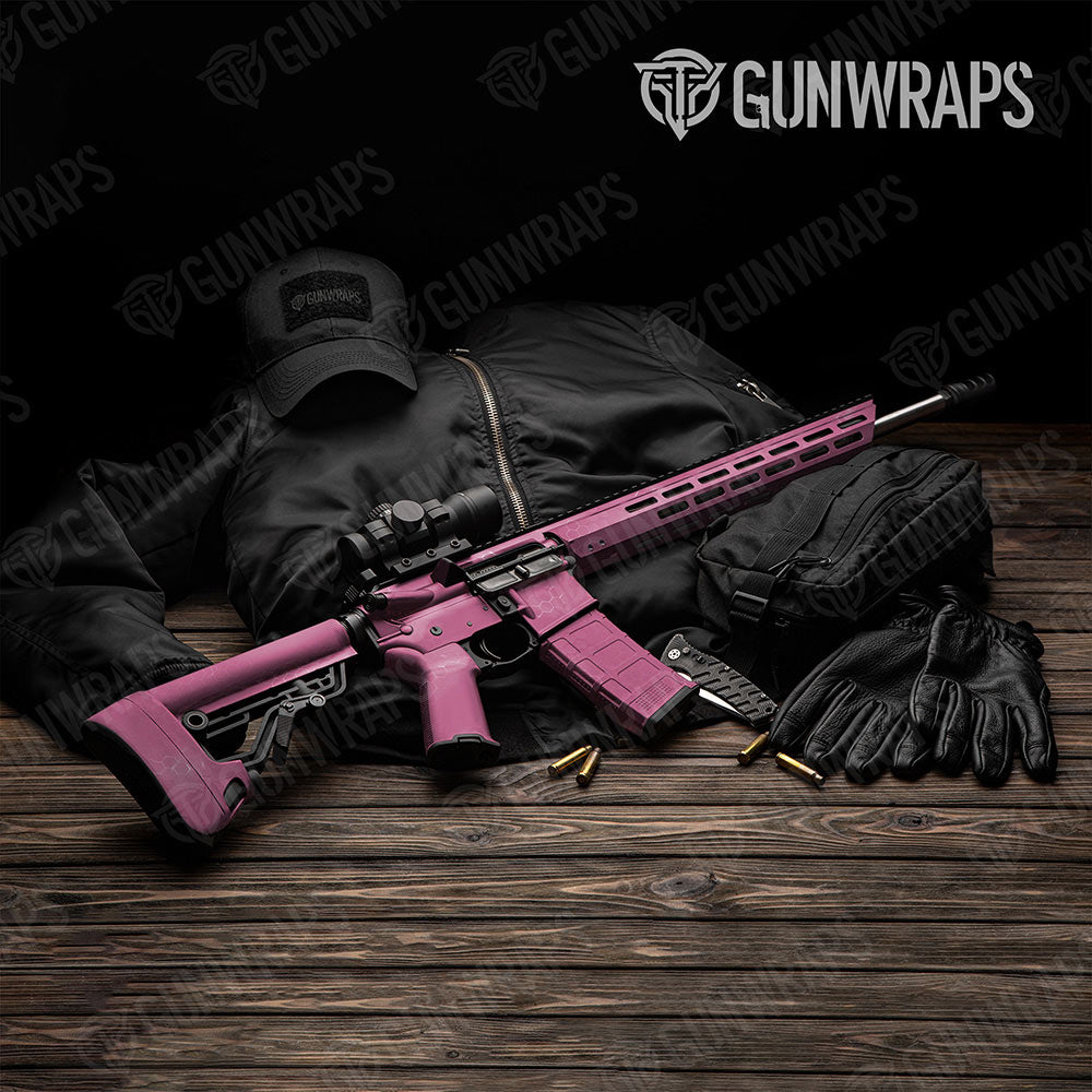 Hex Electric Pink Gun Skin Vinyl Wrap