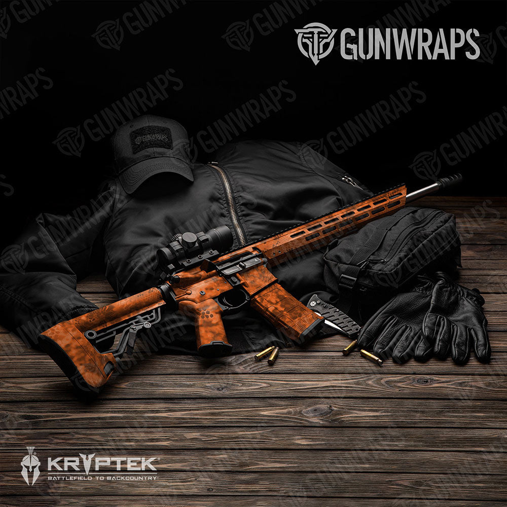 Kryptek Orange Gun Skin Vinyl Wrap