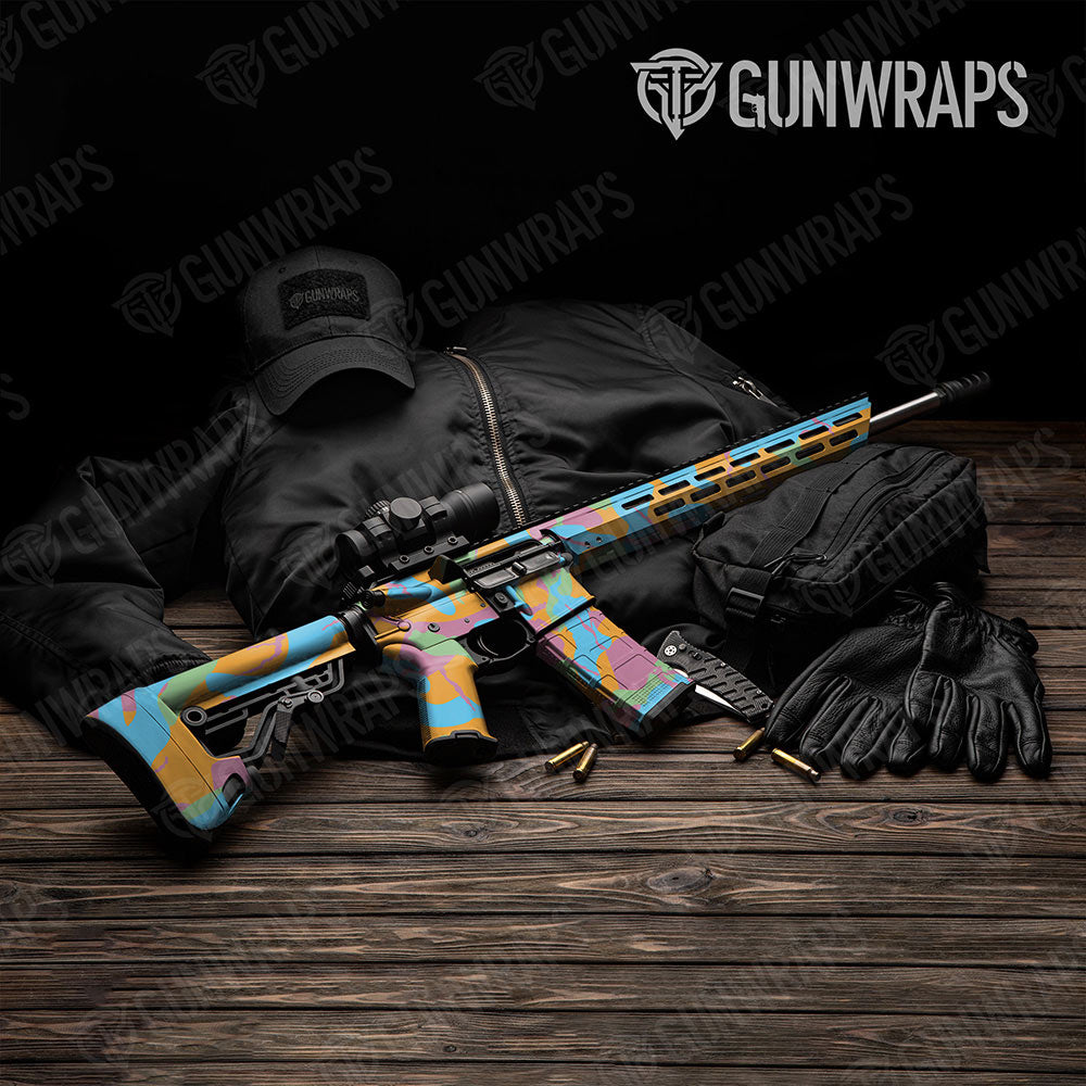 Ragged Sherbert Gun Skin Vinyl Wrap