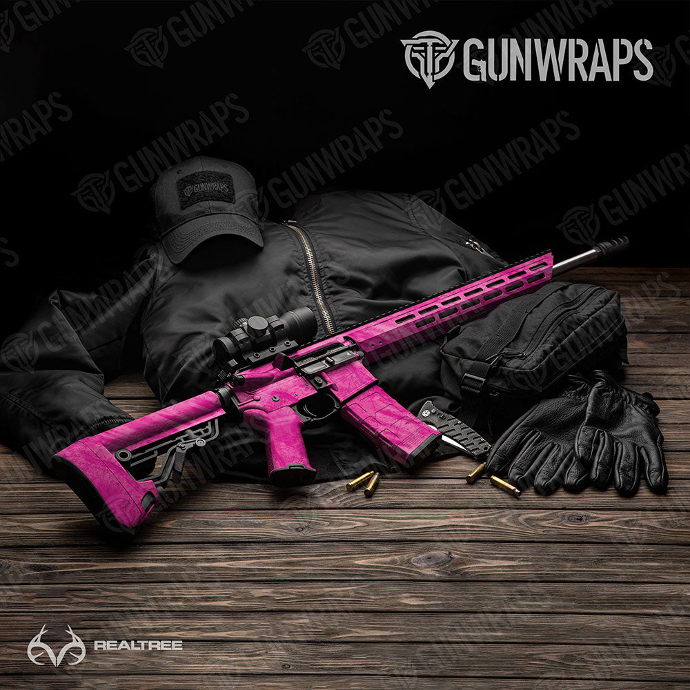 Realtree Fishing Magenta Gun Skin Vinyl Wrap