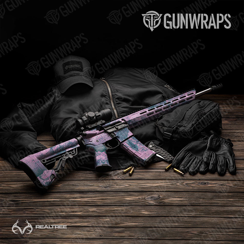 Realtree XTREME Lavender Haze Gun Skin Vinyl Wrap