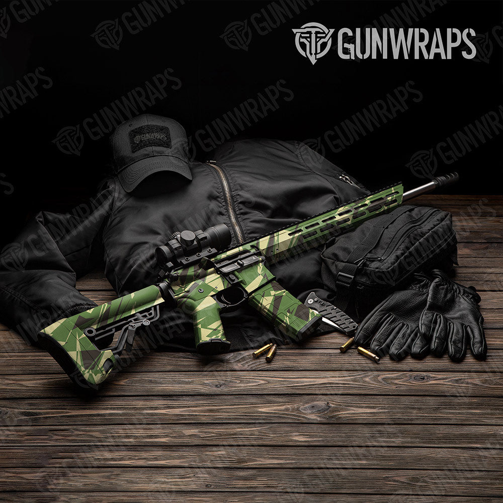Sharp Jungle Gun Skin Vinyl Wrap