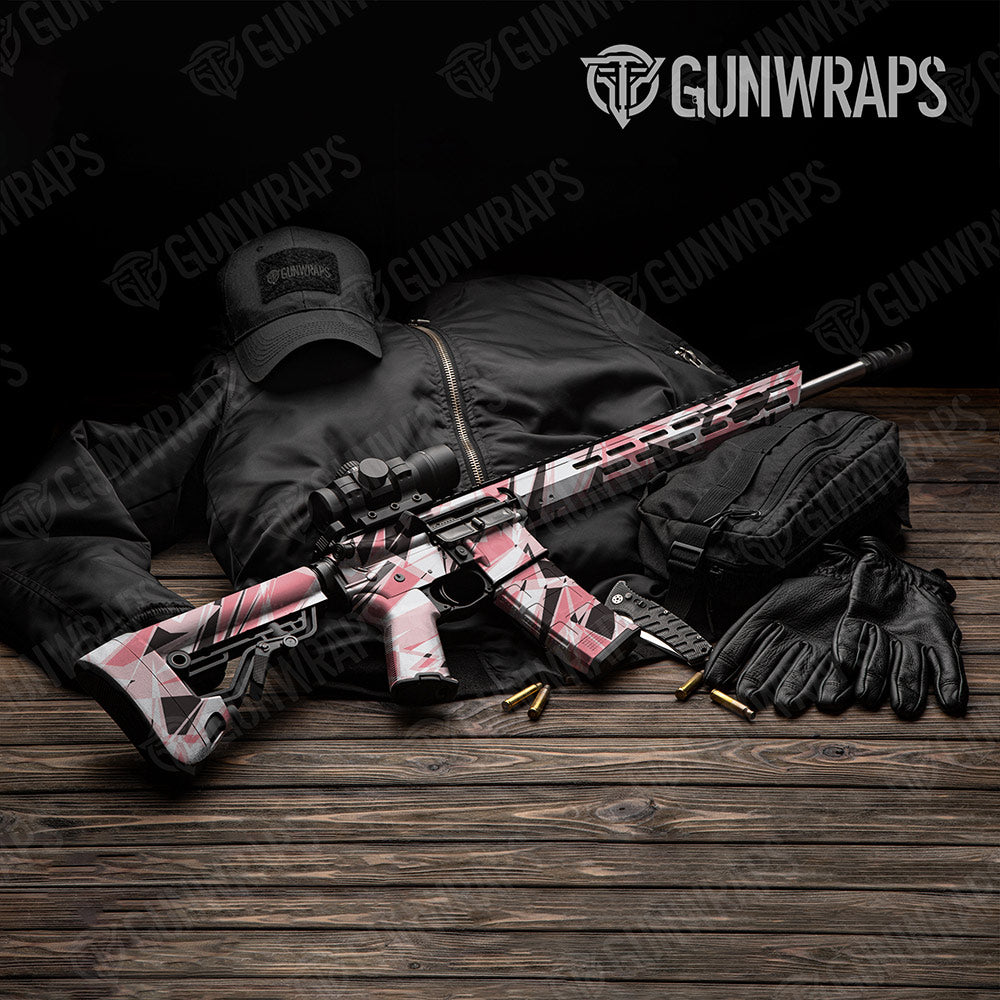 Sharp Pink Gun Skin Vinyl Wrap