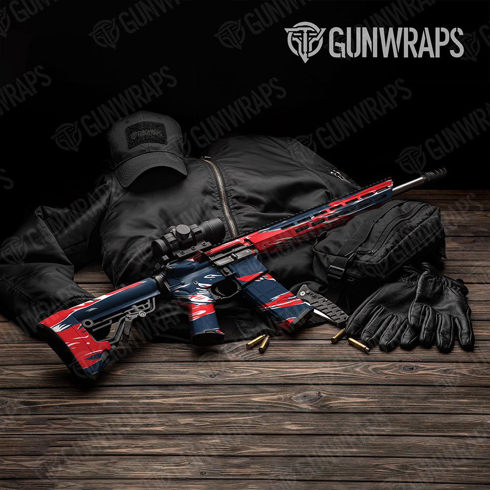 Shredded America Gun Skin Vinyl Wrap