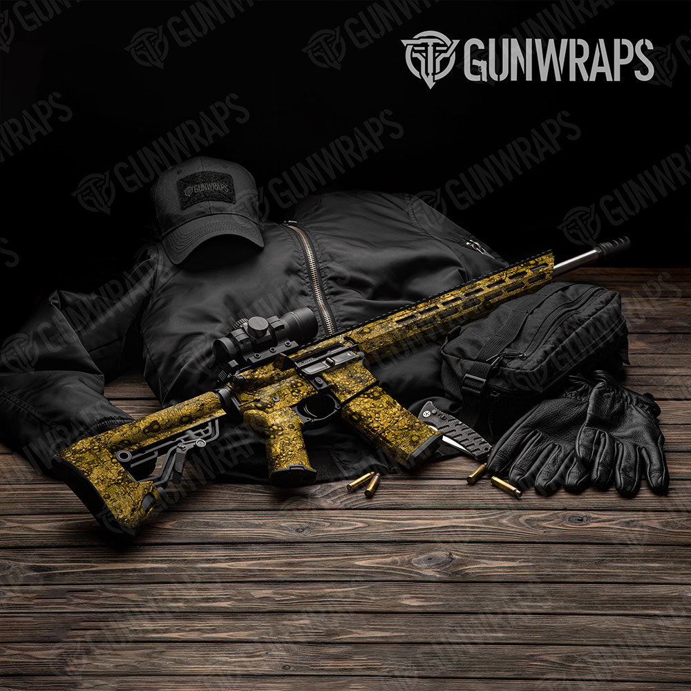 Toadaflage Yellow Gun Skin Vinyl Wrap