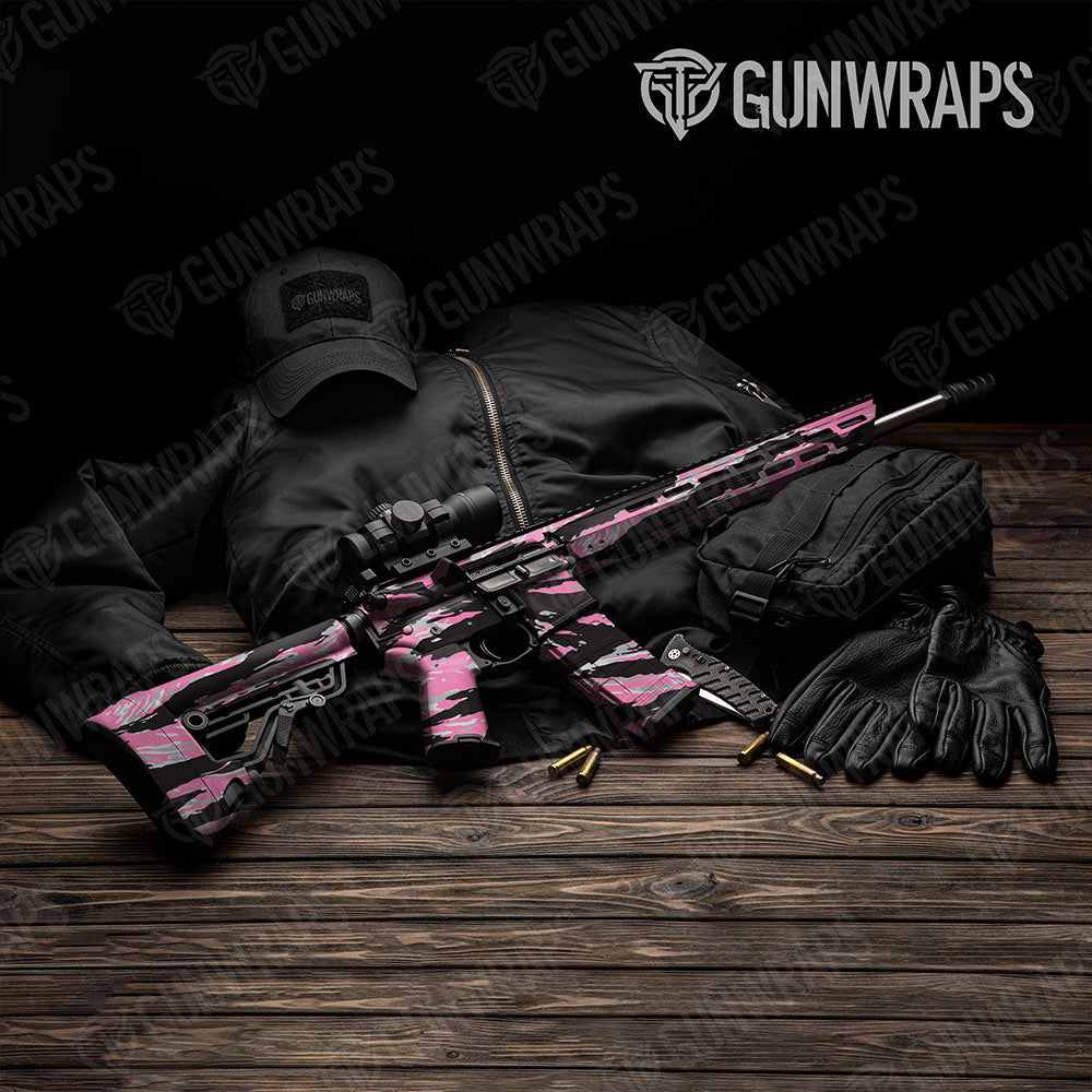Vietnam Tiger Stripe Pink Tiger Gun Skin Vinyl Wrap