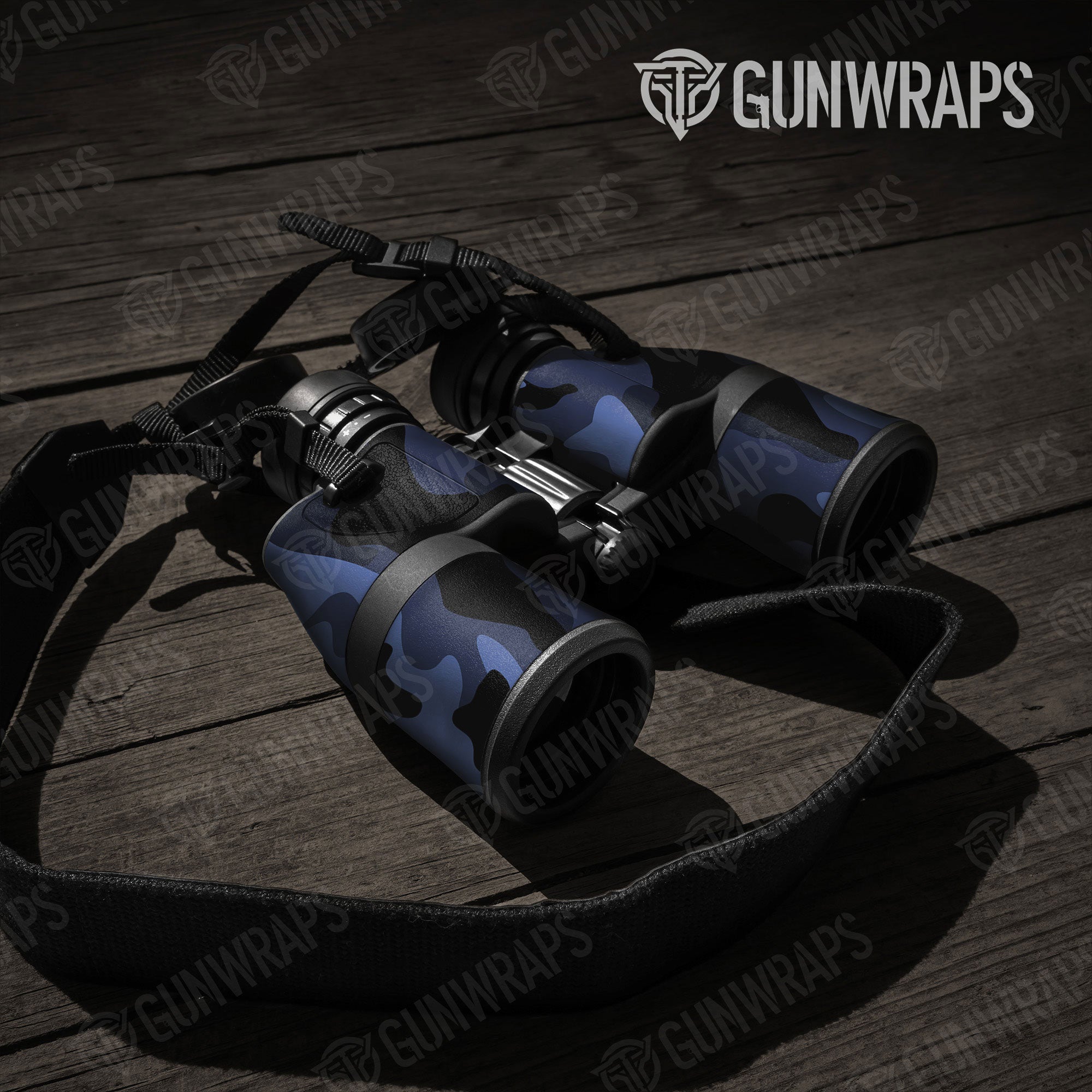 Classic Blue Midnight Gun Skin Vinyl Wrap