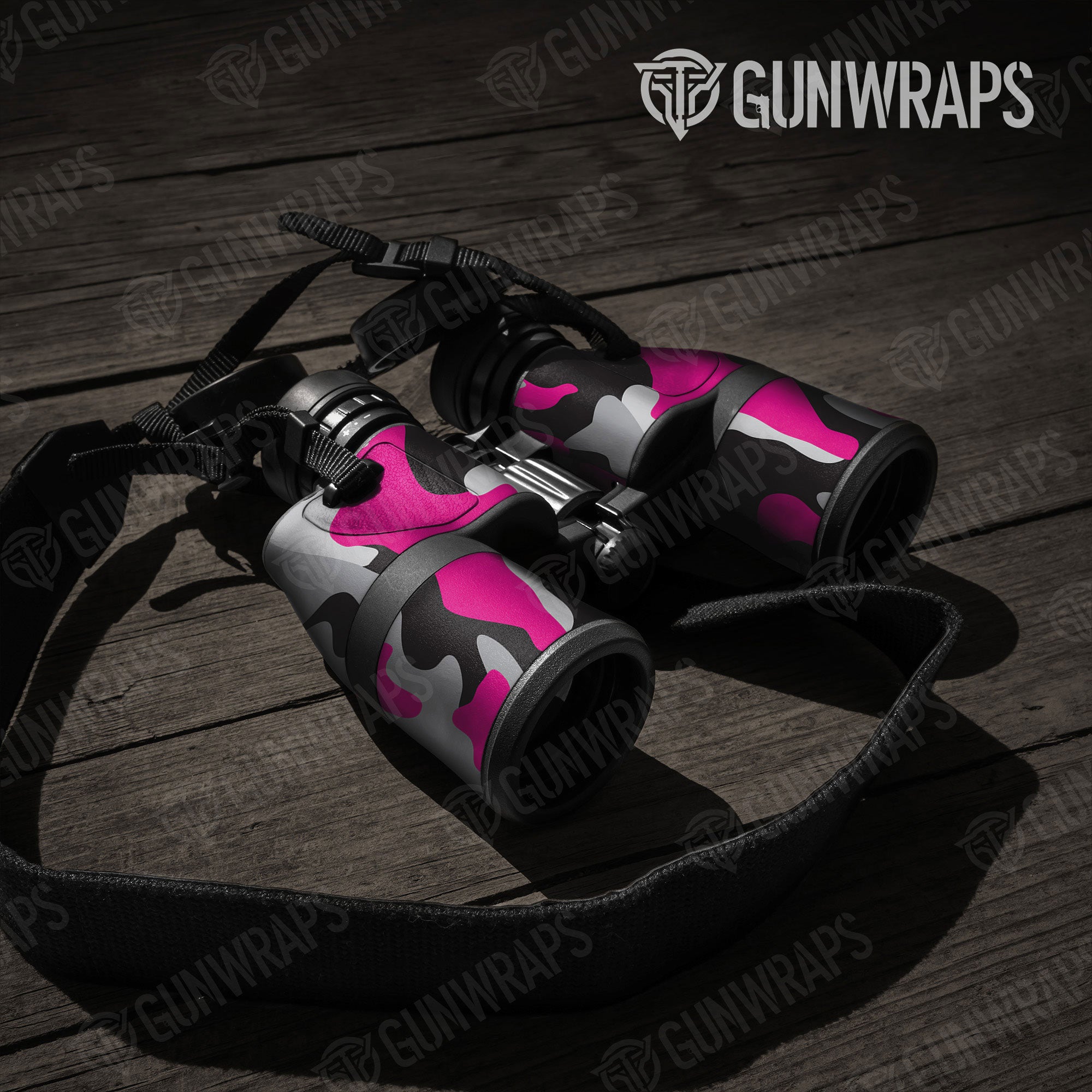 Classic Magenta Tiger Gun Skin Vinyl Wrap