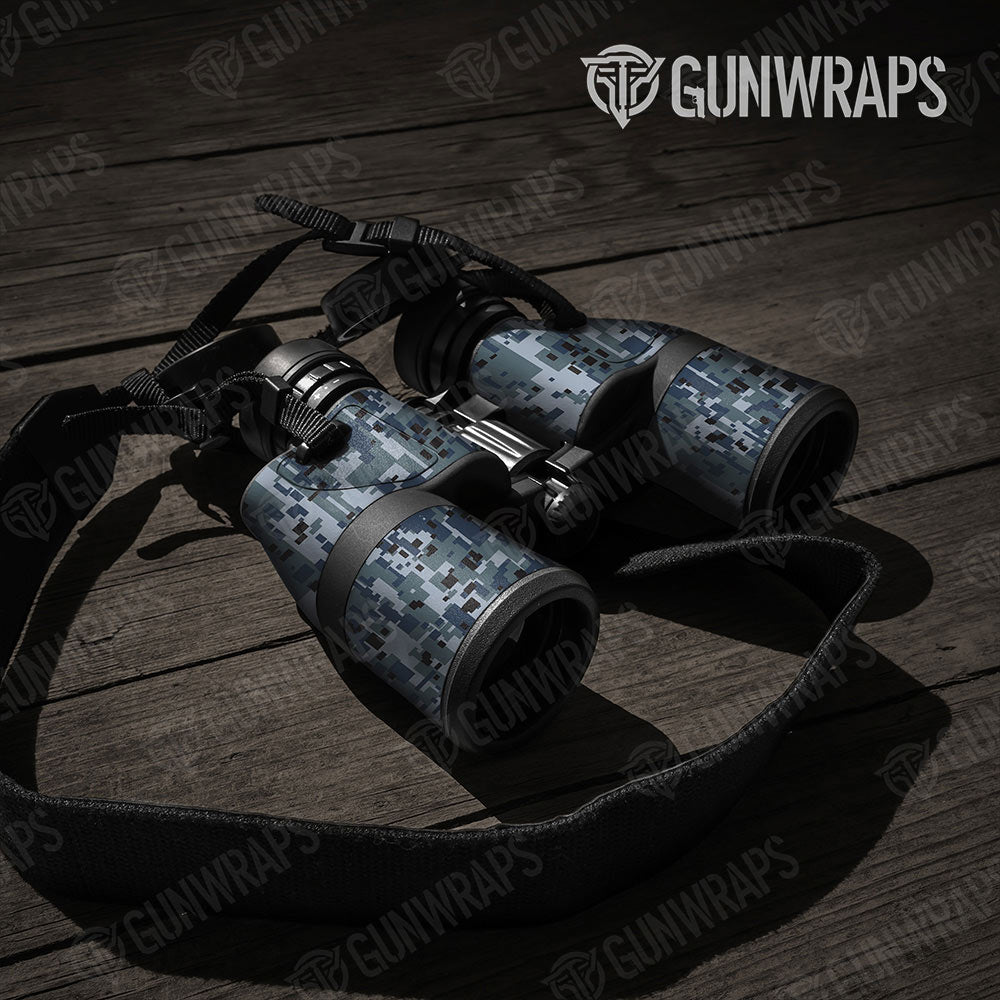 Digital Navy Gun Skin Vinyl Wrap