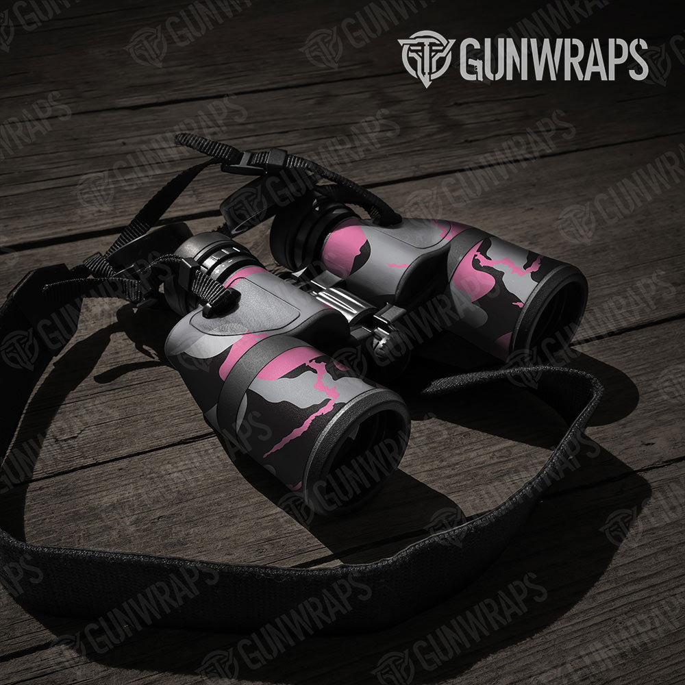 Ragged Pink Tiger Gun Skin Vinyl Wrap