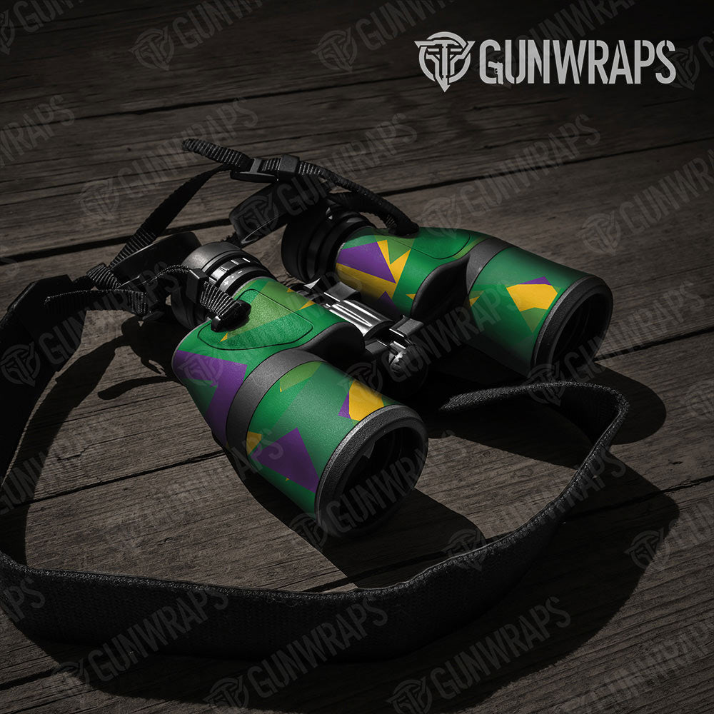 Shattered Mardi Gras Gun Skin Vinyl Wrap