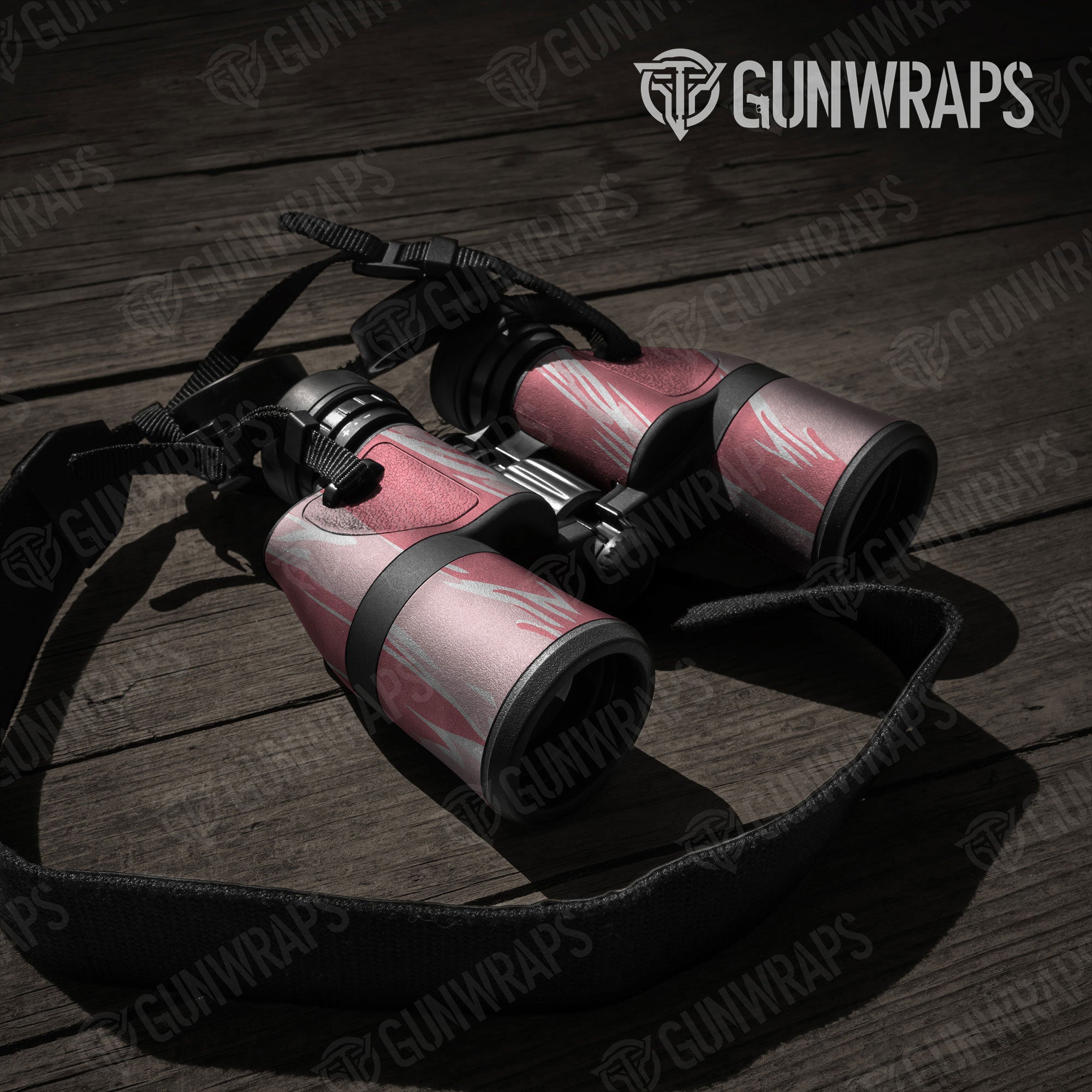 Shredded Pink Gun Skin Vinyl Wrap