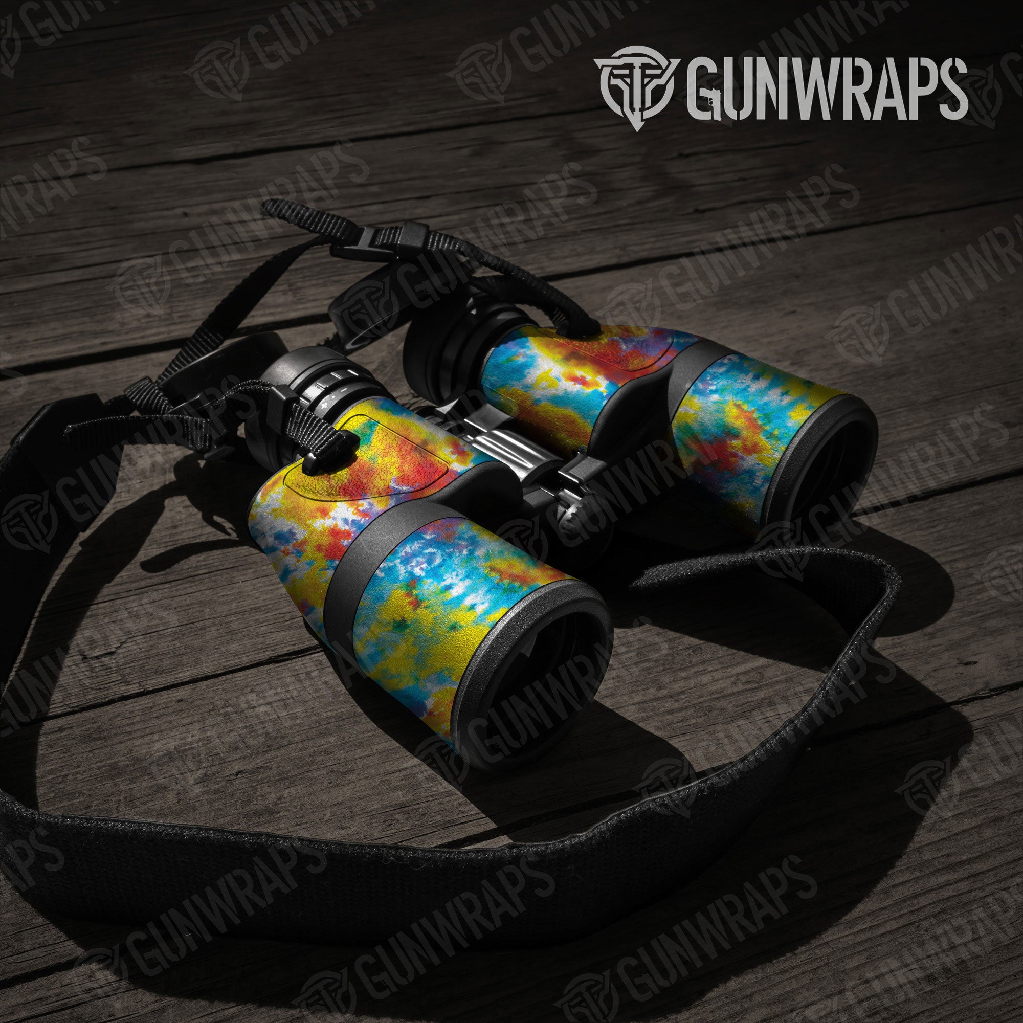 Tie Dye Coral Reef Gun Skin Vinyl Wrap