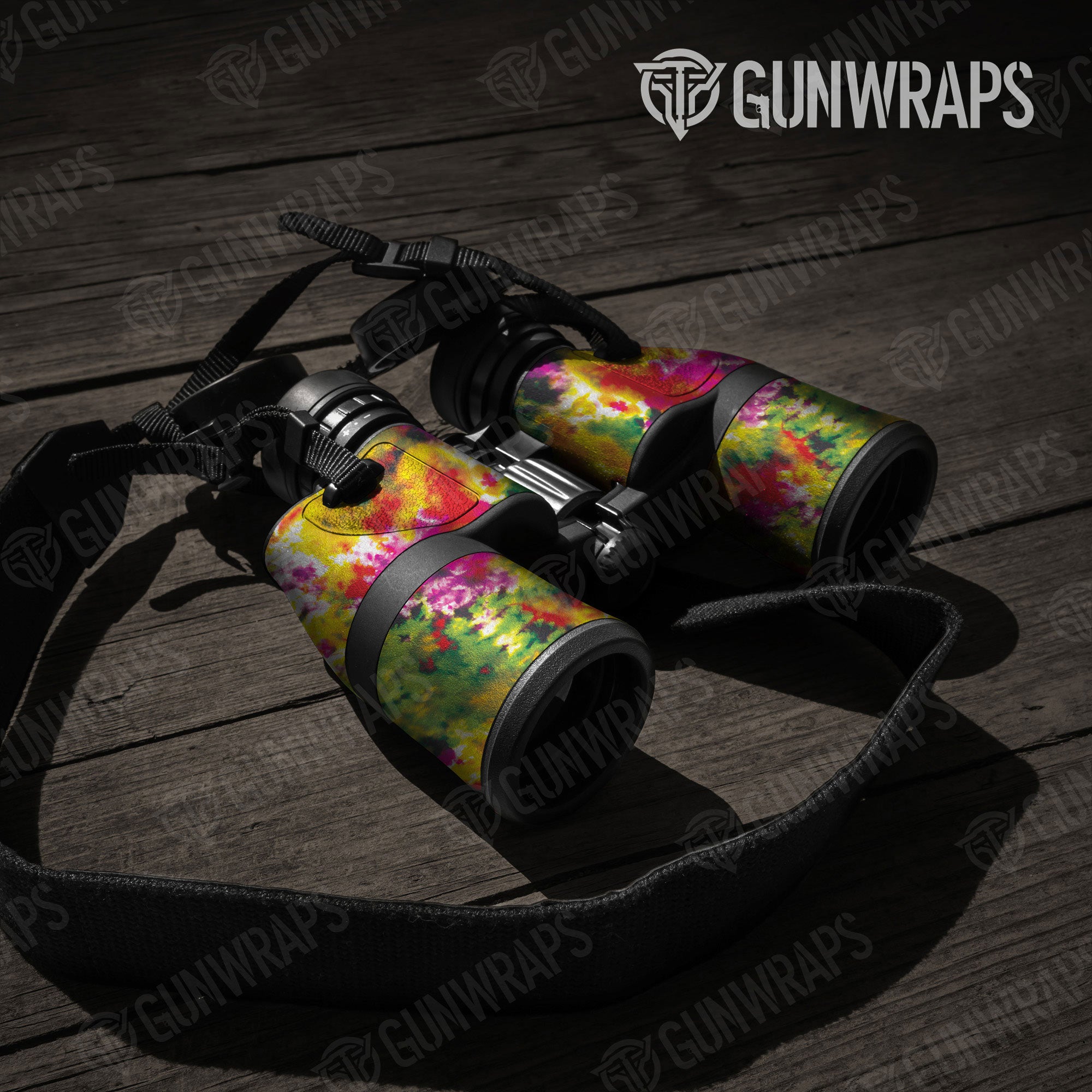 Tie Dye Flower Child Gun Skin Vinyl Wrap