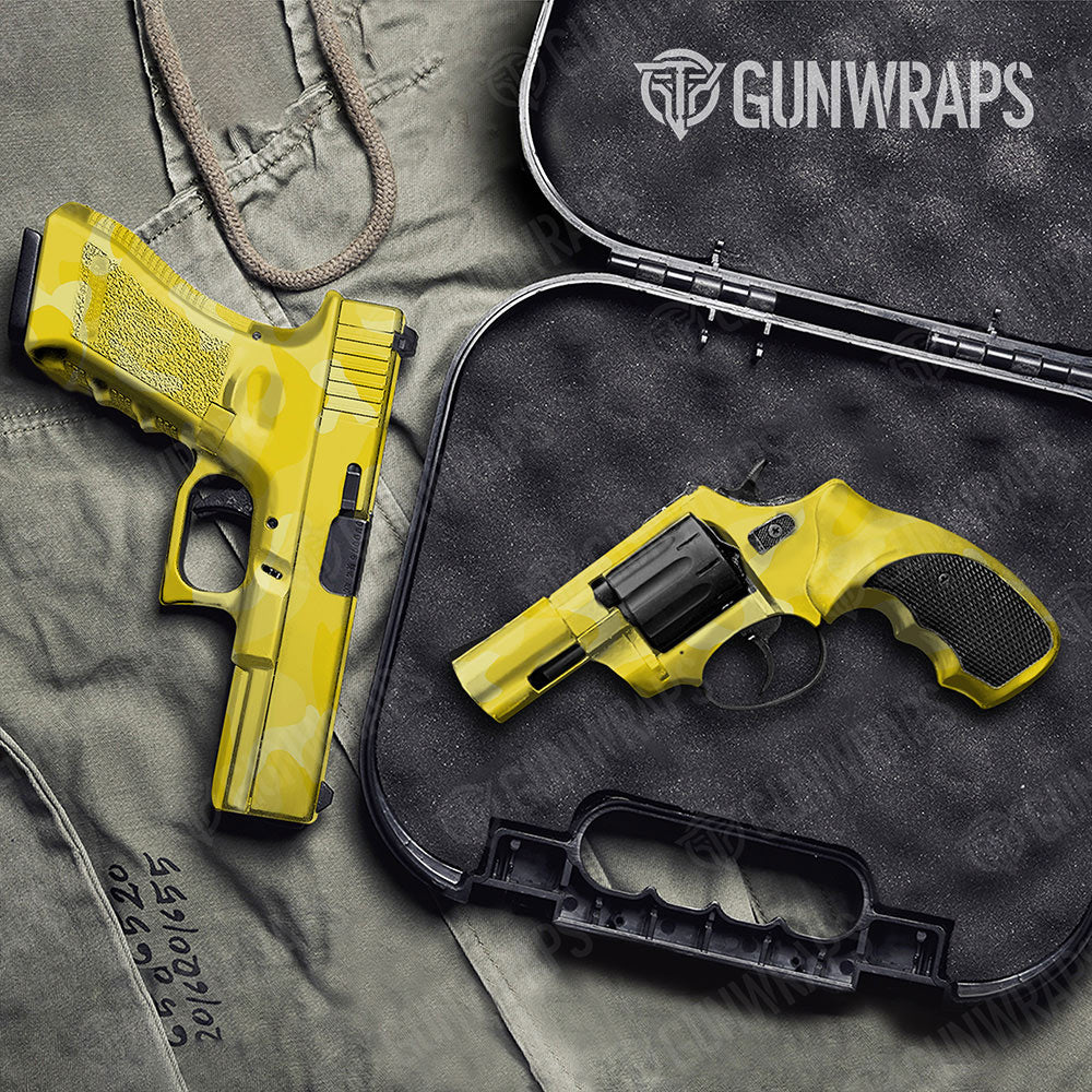 Classic Elite Yellow Gun Skin Vinyl Wrap