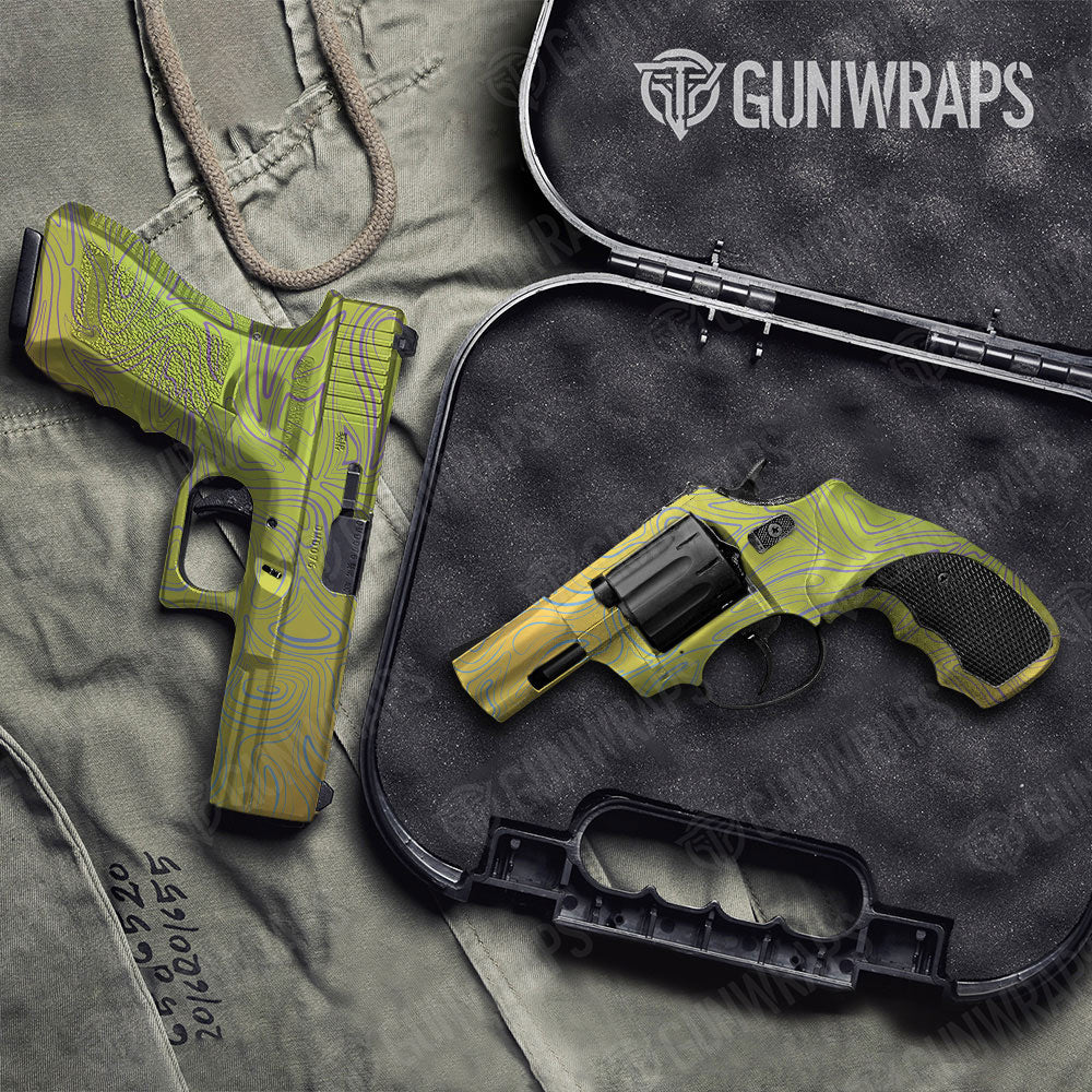 Damascus Carnival Gun Skin Vinyl Wrap