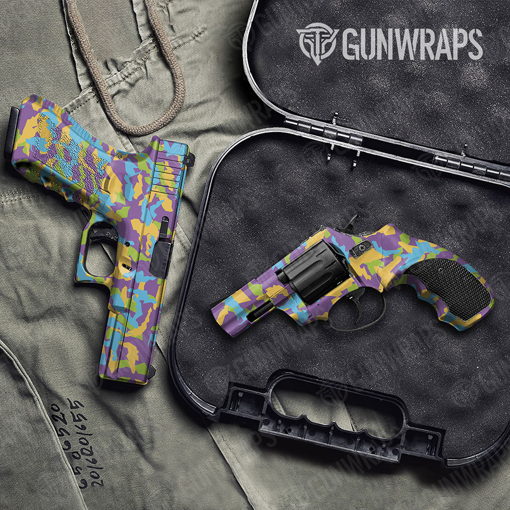 Erratic Carnival Gun Skin Vinyl Wrap