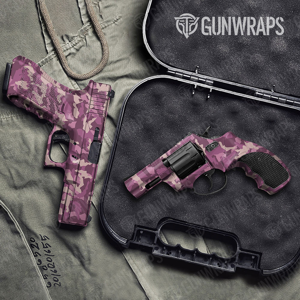 Erratic Floral Gun Skin Vinyl Wrap