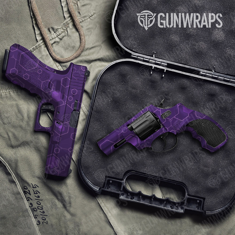 Hex DNA Elite Purple Gun Skin Vinyl Wrap