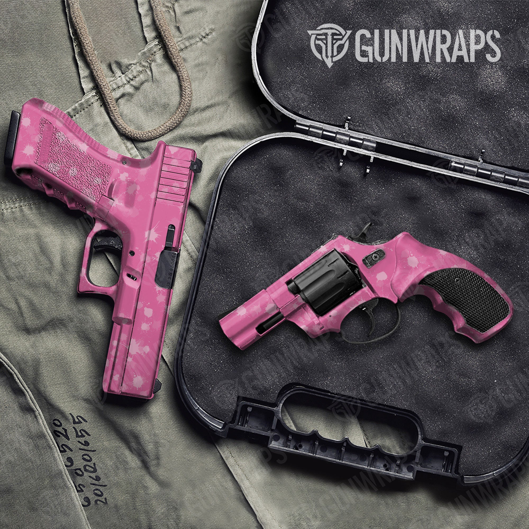 Paintball Elite Pink Gun Skin Vinyl Wrap